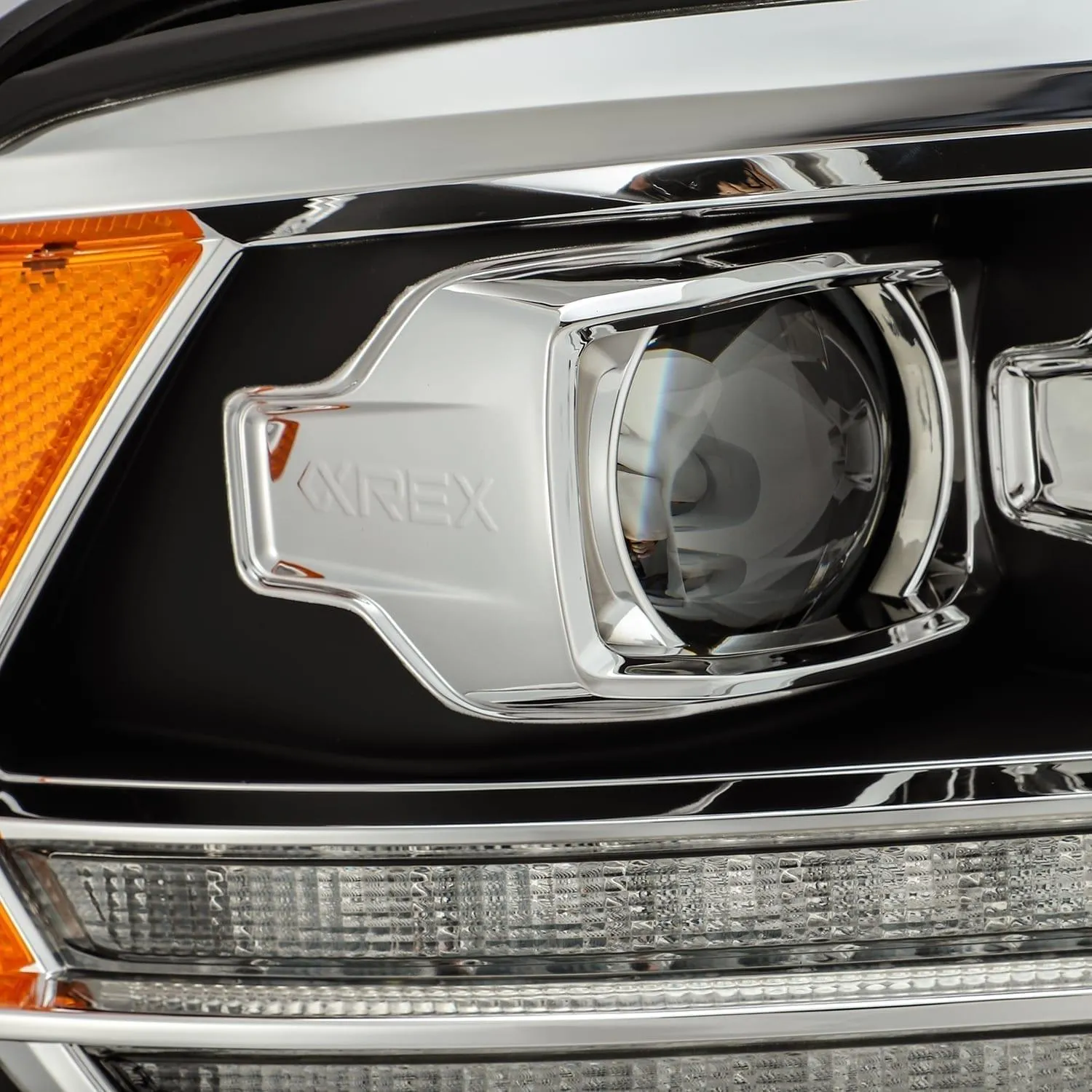 AlphaRex 09-18 Ram Truck PRO-Series (5th Gen 2500 Style) Projector Headlights Black - Image 3