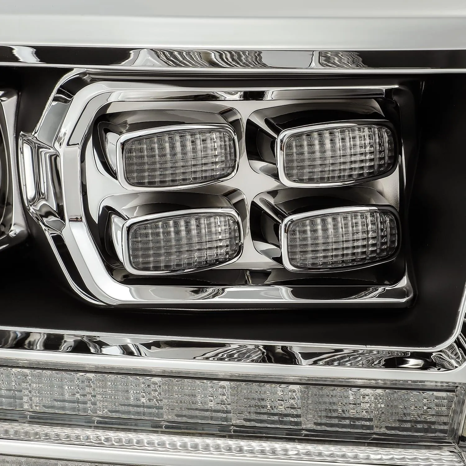 AlphaRex 09-18 Ram Truck PRO-Series (5th Gen 2500 Style) Projector Headlights Black - Image 4