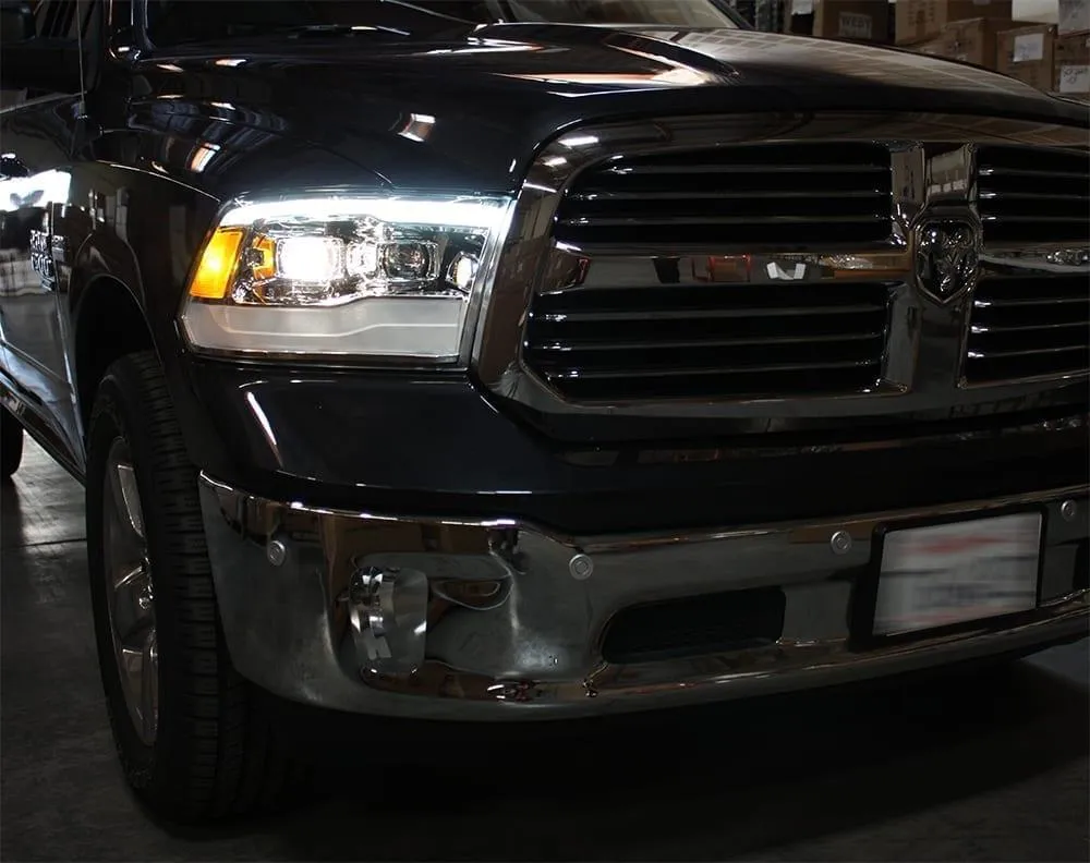 AlphaRex 09-18 Ram Truck PRO-Series G2 Projector Headlights Chrome - Image 3