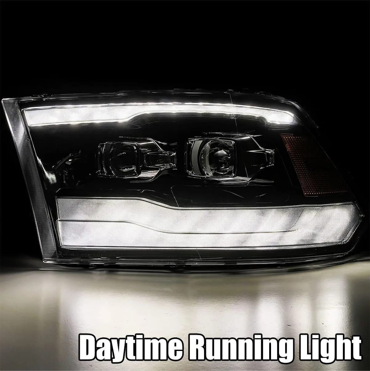 AlphaRex 09-18 Ram Truck PRO-Series G2 Projector Headlights Chrome - Image 5