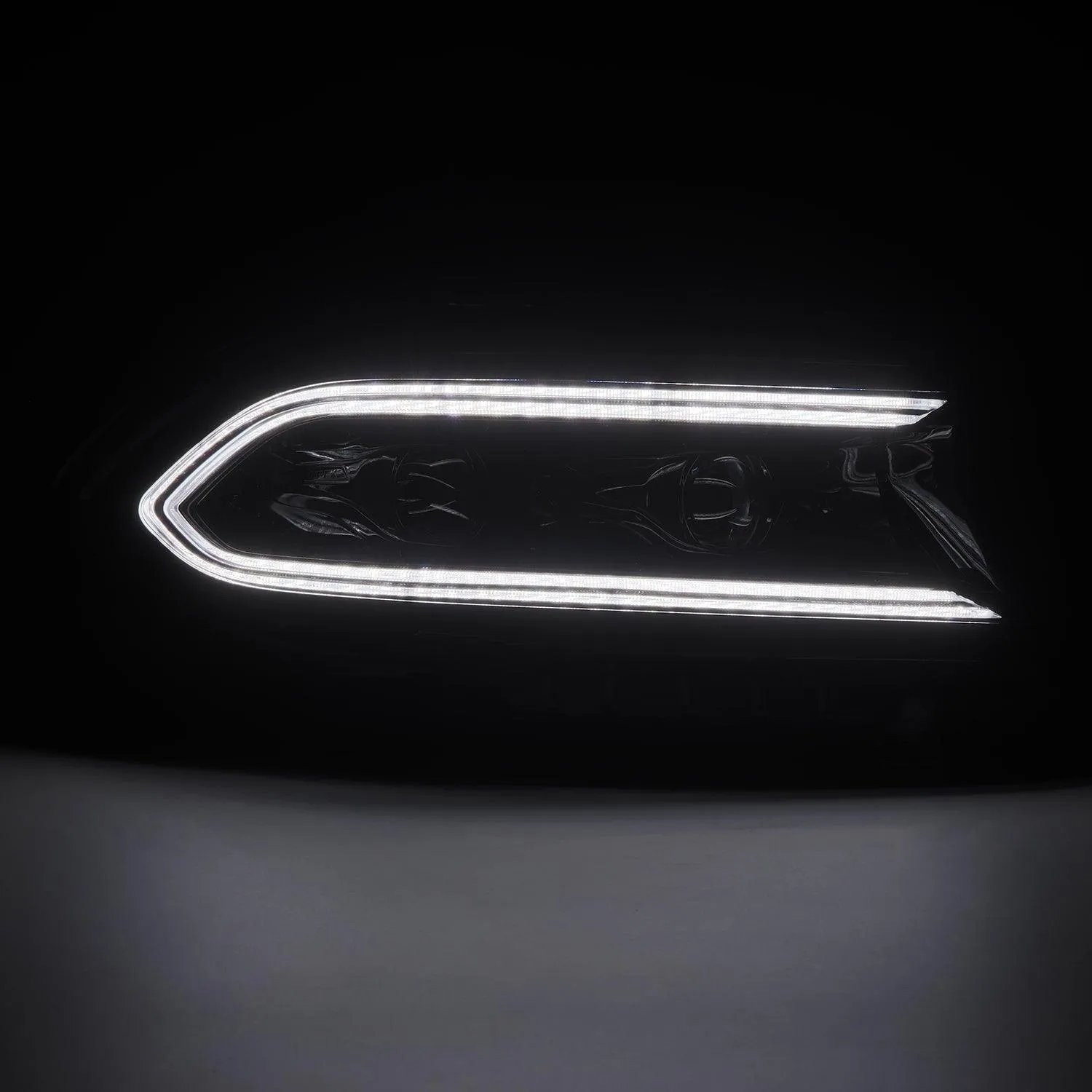 Alpharex 15-23 Dodge Charger LUXX-Series LED Projector Headlights Black - Image 4
