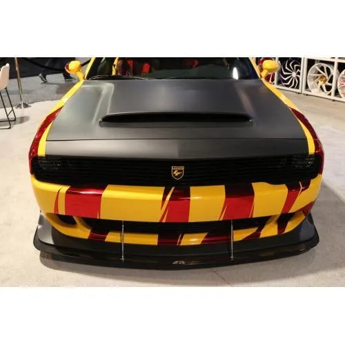 APR Front Splitter Dodge Challenger Demon / Hellcat Wide Body  2018-2023 [w/ Rods] - Image 3
