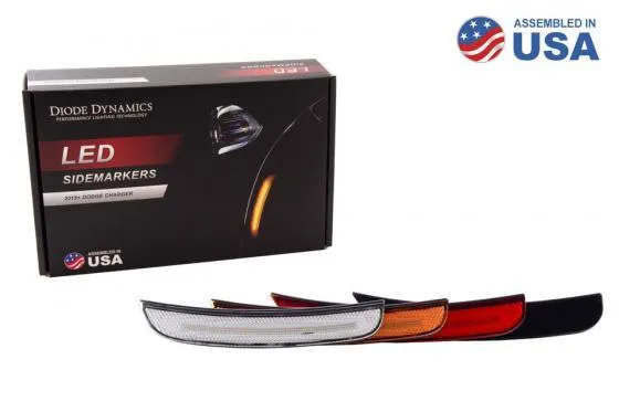 Diode Dynamics LED Sidemarkers for 2015-2023 Dodge Charger & Charger Widebody (set) - Image 7