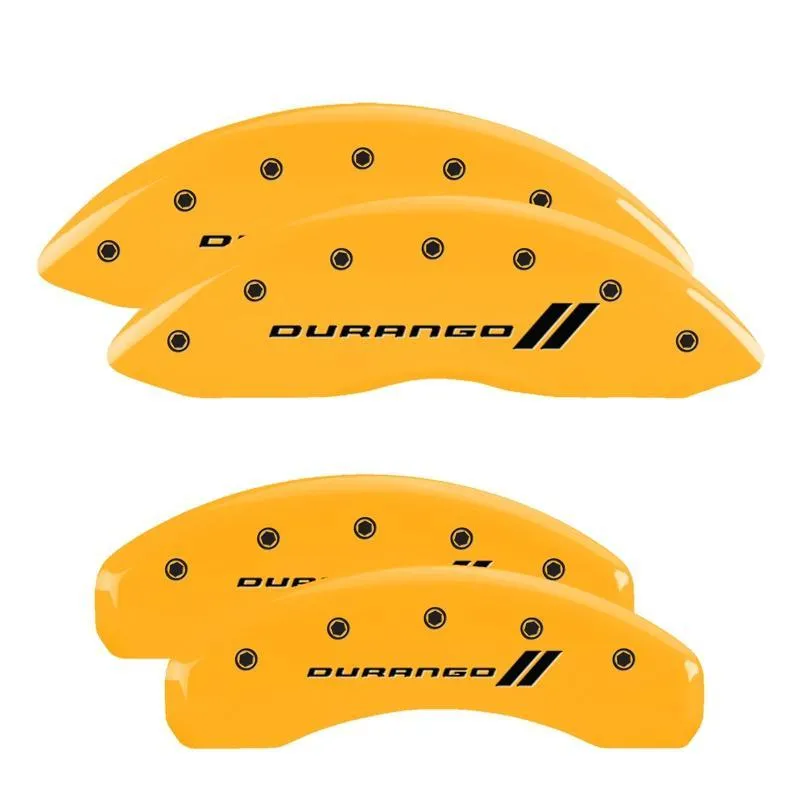 MGP Brake Caliper Covers Dodge Durango 2011-2021 Black / Red / Yellow - Image 12