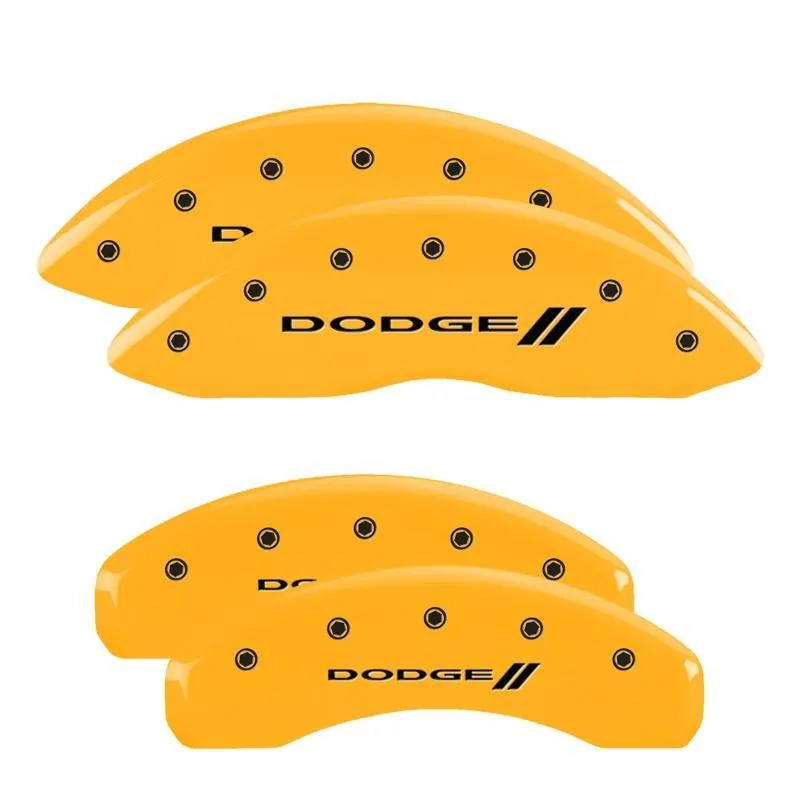 MGP Brake Caliper Covers Dodge Durango 2011-2021 Black / Red / Yellow - Image 3