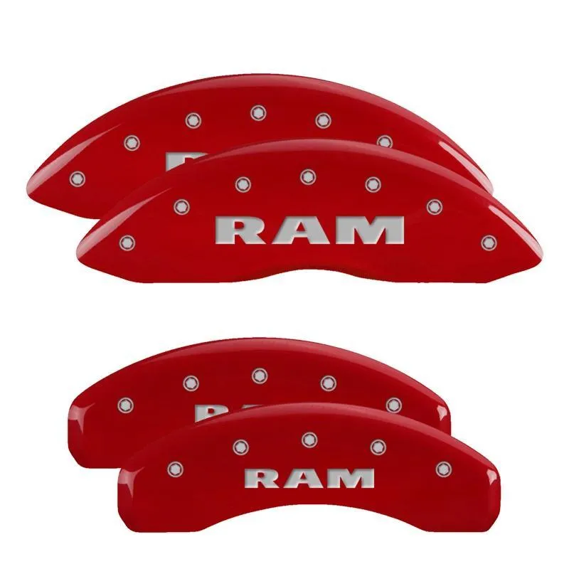 MGP Brake Caliper Covers Ram 1500 / 1500 Classic (2011-2018) (2019-2021 Classic) Red / Yellow / Black - Image 11