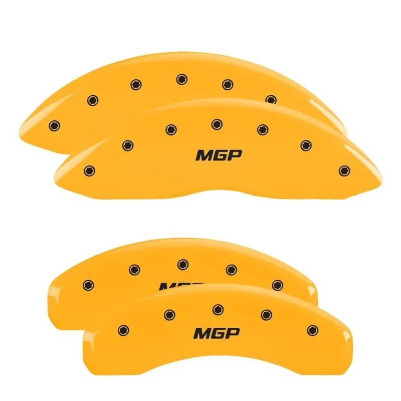 MGP Brake Caliper Covers Ram 1500 / 1500 Classic (2011-2018) (2019-2021 Classic) Red / Yellow / Black - Image 6