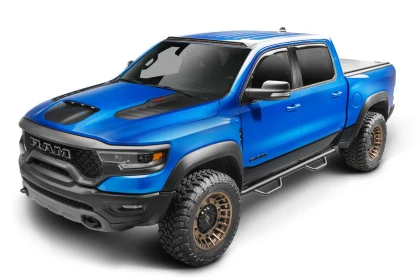 N-Fab Nerf Step 2019-2026 Dodge Ram 1500 Crew Cab 5.7ft Bed - Tex. Black - Cab Length - 3in - Image 4