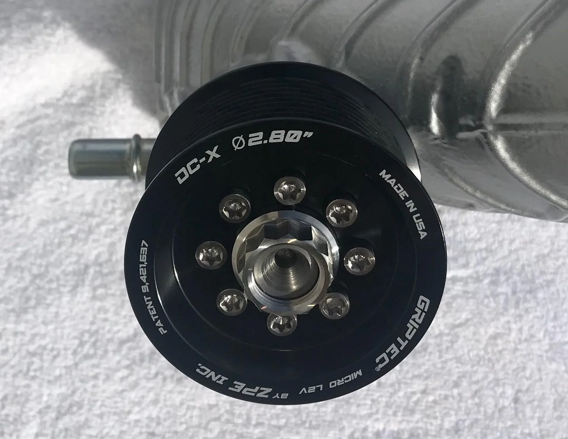 ZPE Griptec Hellcat Pulley 10 Rib Kit with HUB W/GripTec® V2 - Image 3
